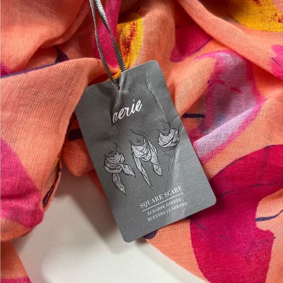 NEW ✨ Aerie Umbrella Print Square Scarf - Picture 4 of 8
